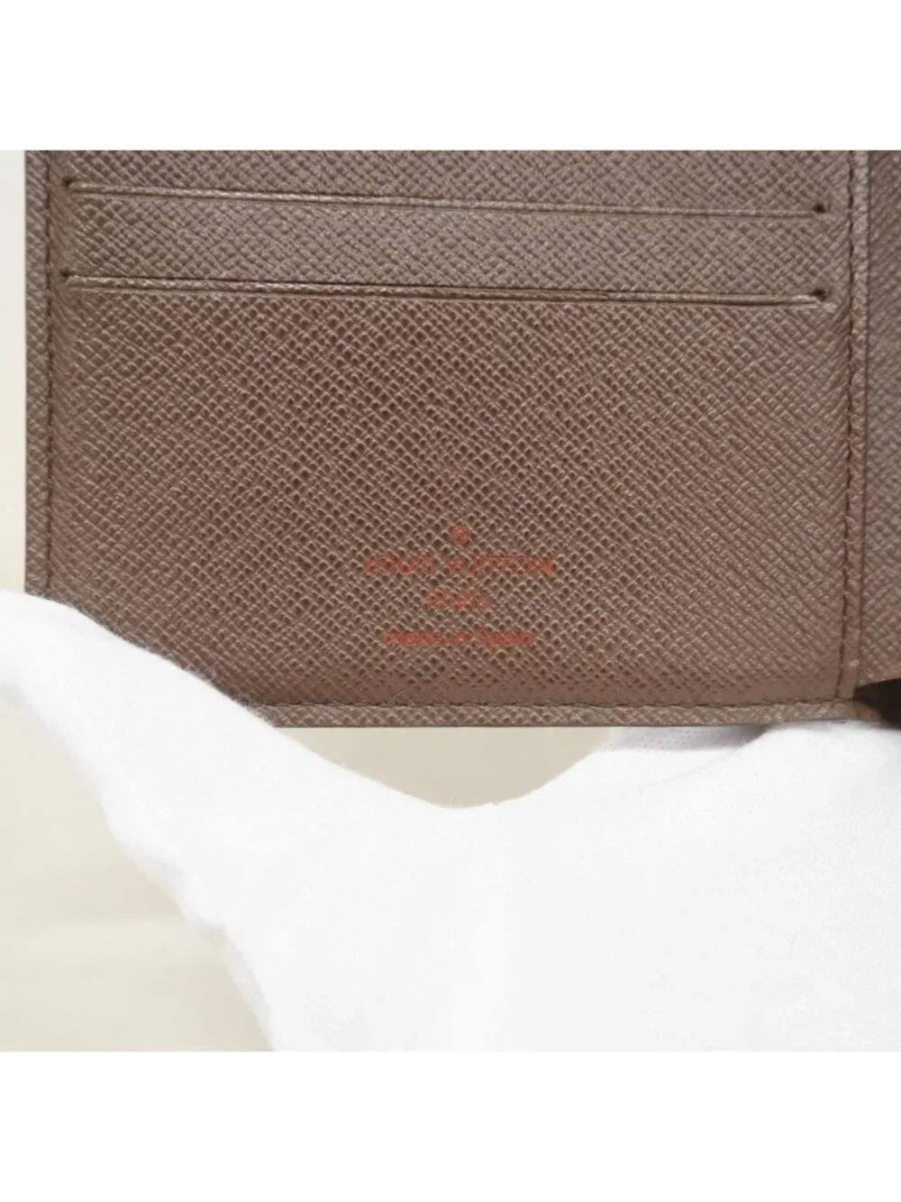 Louis Vuitton Wallet Damier Portefeuille Marco Ebene